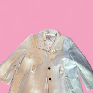 Old Navy Women's Cream Trench Coat